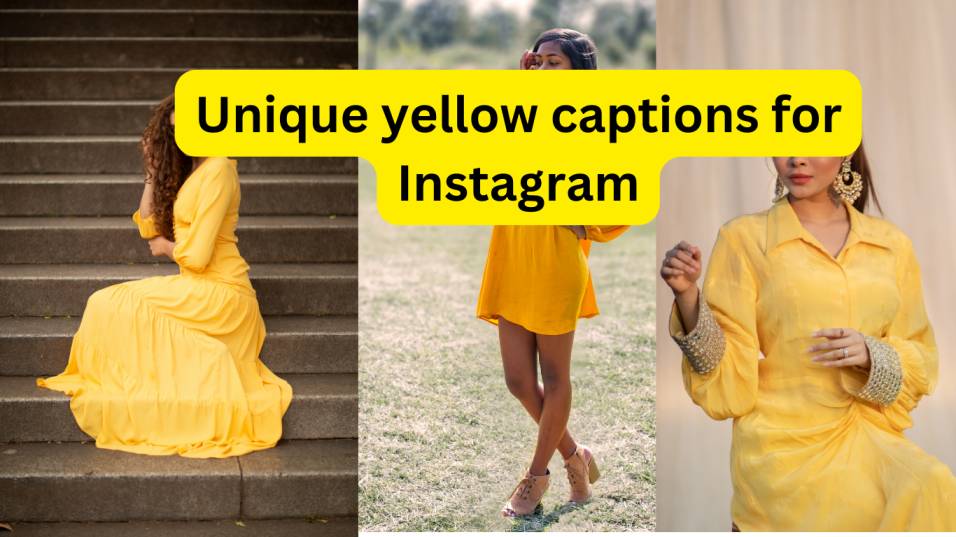 Yellow Captions for Instagram